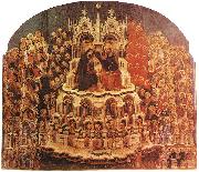 JACOBELLO DEL FIORE Coronation of the Virgin sf Spain oil painting artist